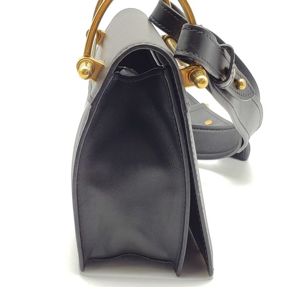 100% Authentic Prada Cahier Black Clutch Shoulder Bag - Picture 3 of 16